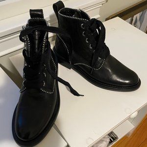 Zadig & Voltaire Laureen Roma Studded Leather Ankle Boots